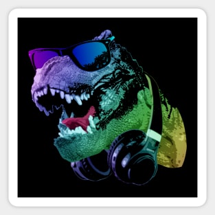 DJ T-Rex Sticker